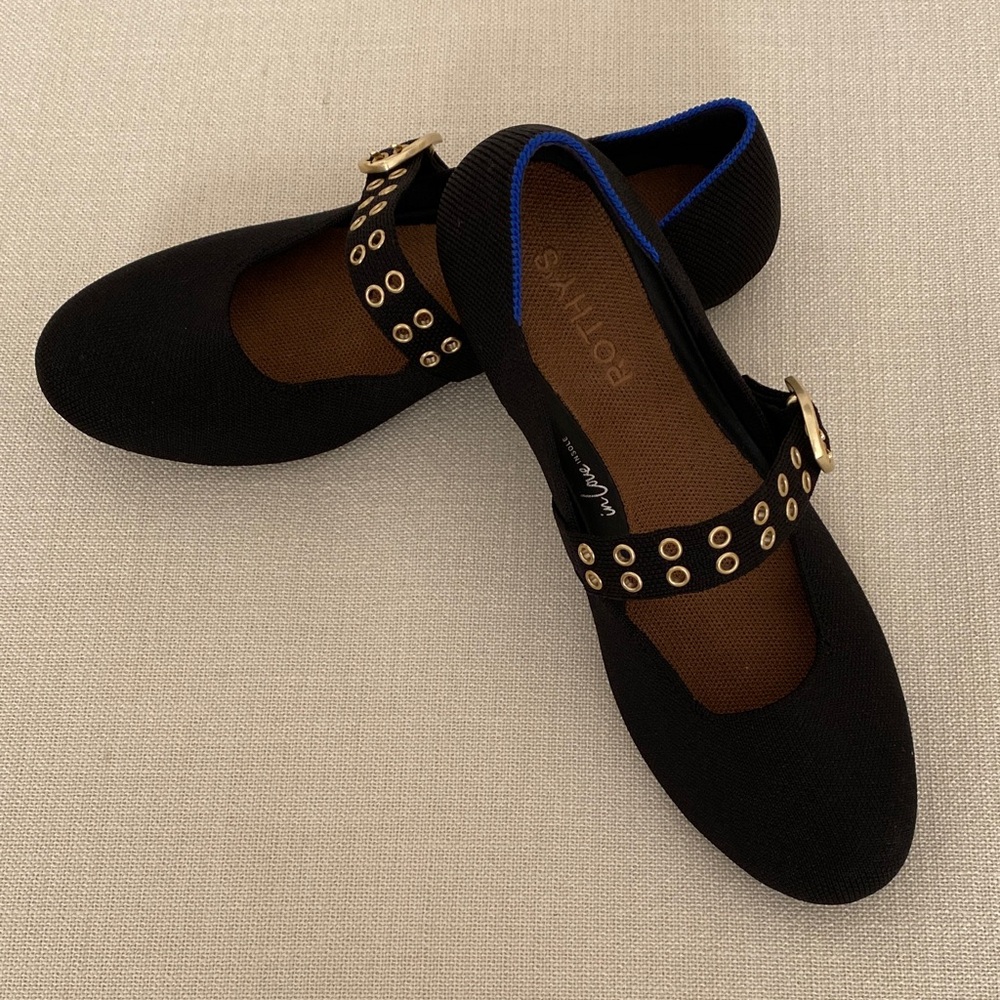 Rothy's Black Ballet Mary Jane